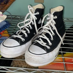 Black Platform Converse